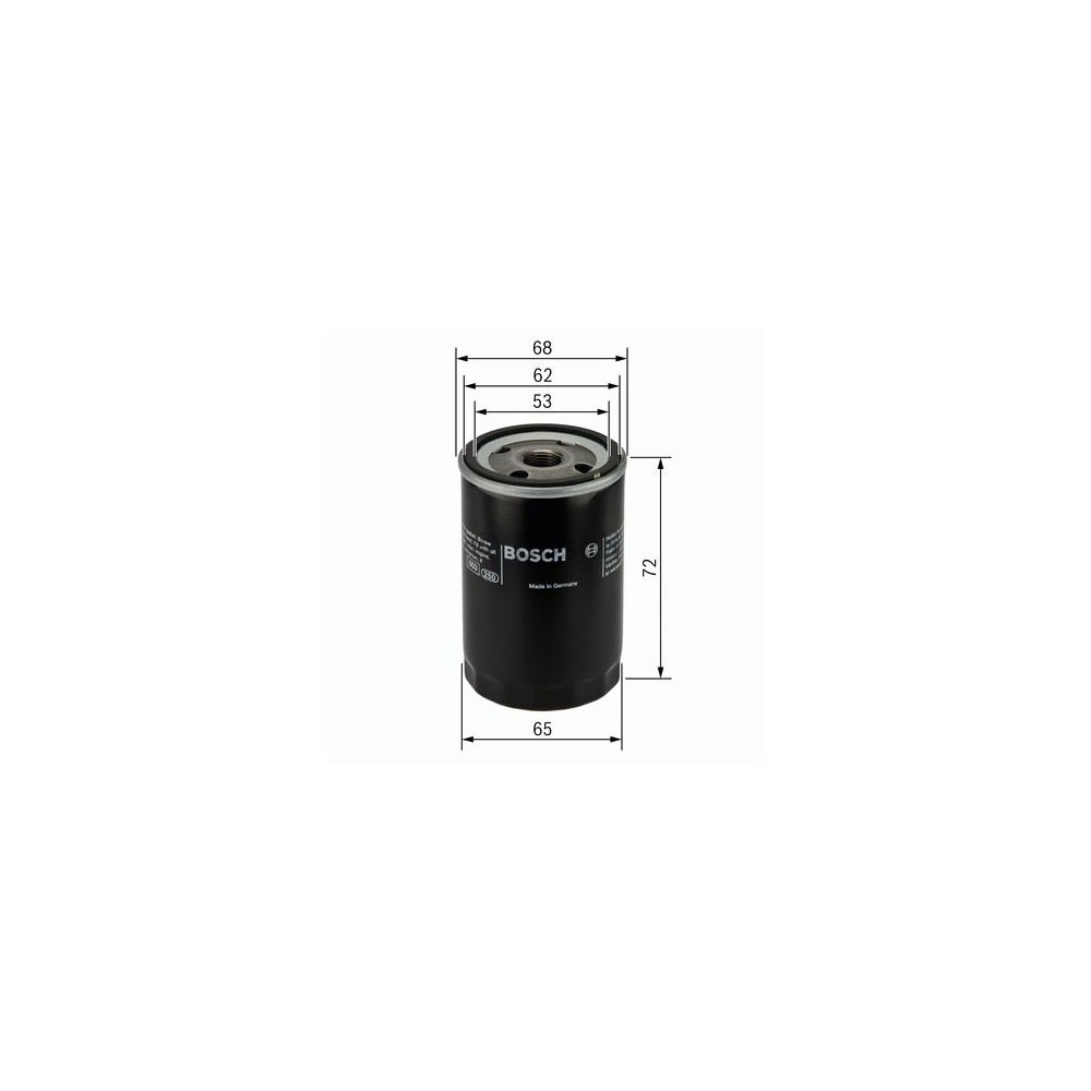 BOSCH Ölfilter 0986452028