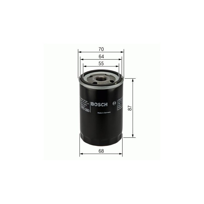 BOSCH Ölfilter 0986452041