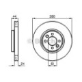 BOSCH Bremsscheibe 0986478590