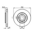 BOSCH Bremsscheibe 0986478853