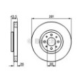 BOSCH Bremsscheibe 0986478855