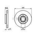 BOSCH Bremsscheibe 0986479088