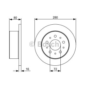 BOSCH Bremsscheibe 0986479399
