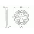BOSCH Bremsscheibe 0986479558