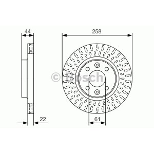 BOSCH Bremsscheibe 0986479A86