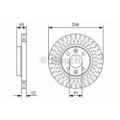 BOSCH Bremsscheibe 0986479A86