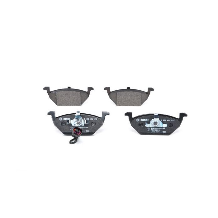 BOSCH Bremsbelagsatz, Scheibenbremse 0986494019