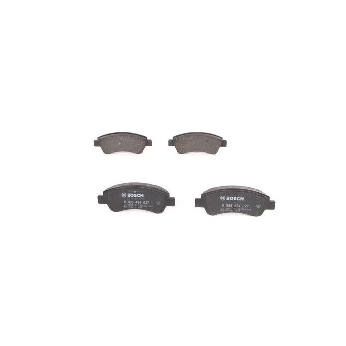 BOSCH Bremsbelagsatz, Scheibenbremse 0986494027