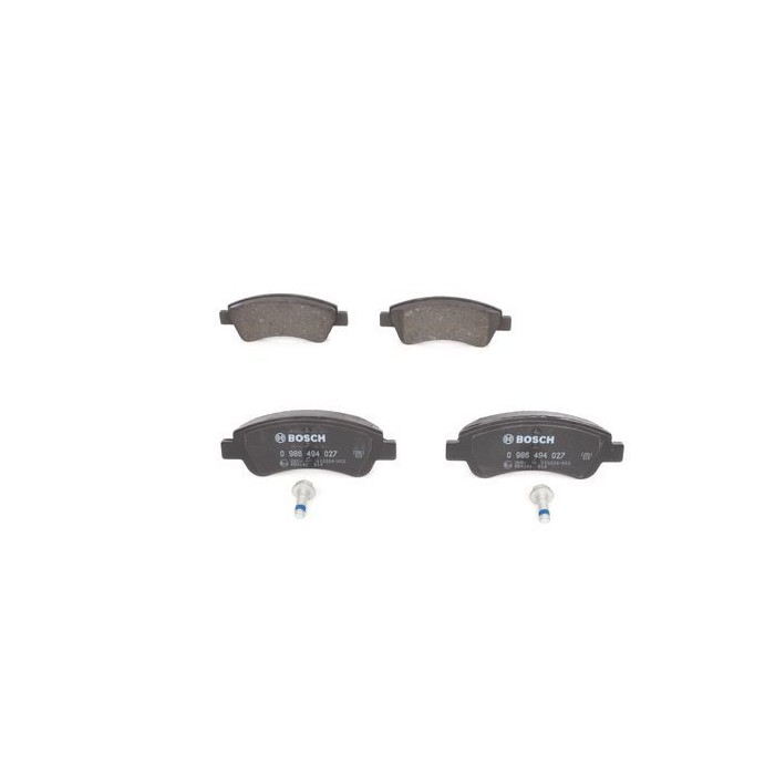 BOSCH Bremsbelagsatz, Scheibenbremse 0986494027