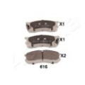 ASHIKA Bremsbelagsatz, Scheibenbremse 50-06-616