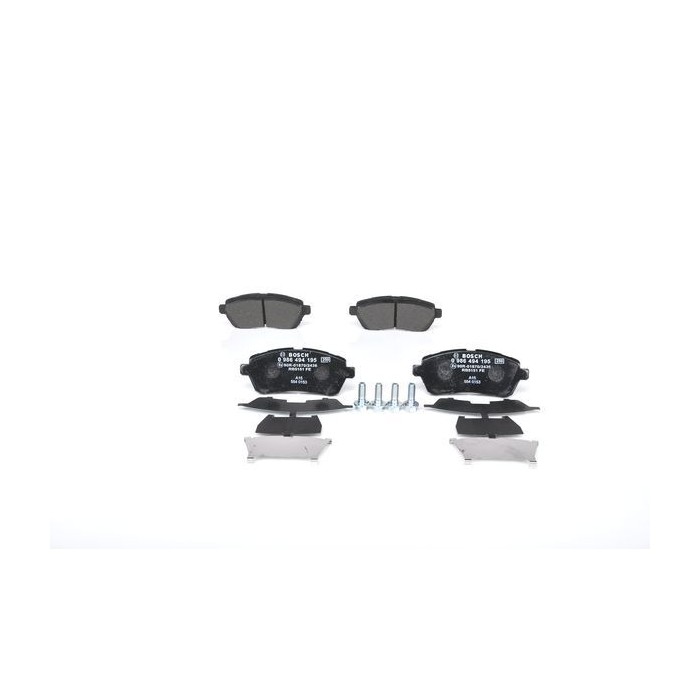 BOSCH Bremsbelagsatz, Scheibenbremse 0986494195