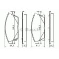 BOSCH Bremsbelagsatz, Scheibenbremse 0986494434
