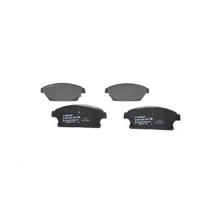 BOSCH Bremsbelagsatz, Scheibenbremse 0986494434