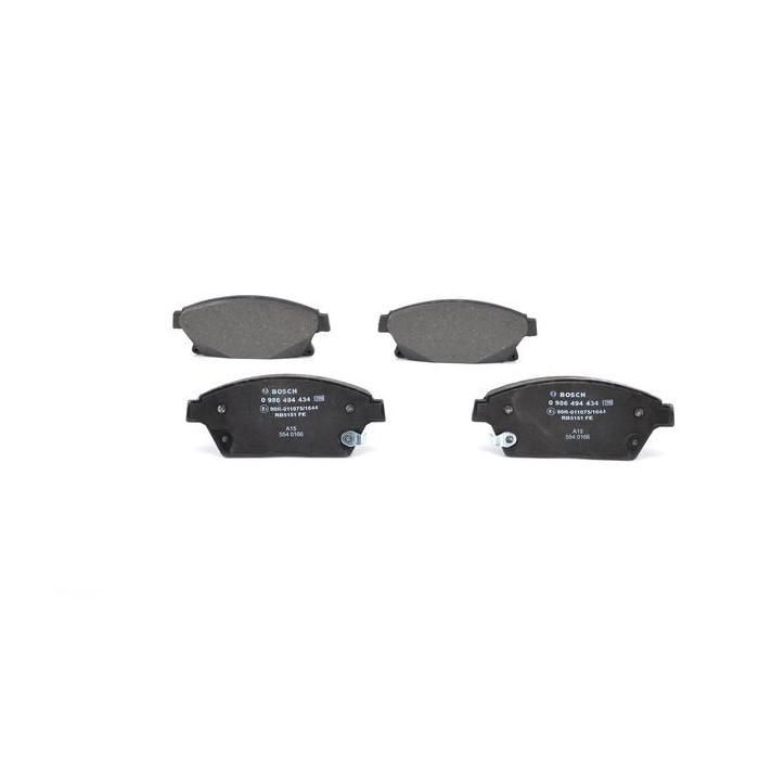 BOSCH Bremsbelagsatz, Scheibenbremse 0986494434