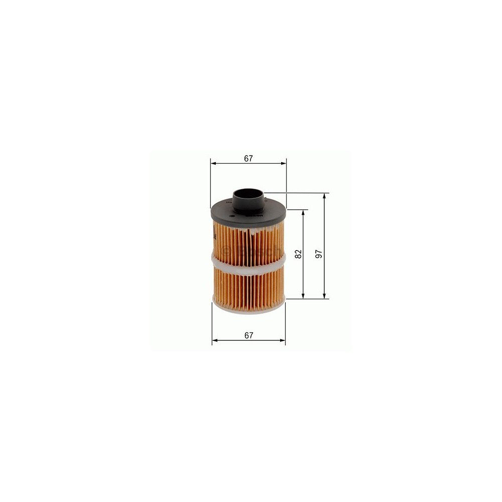 BOSCH Kraftstofffilter 1457070001
