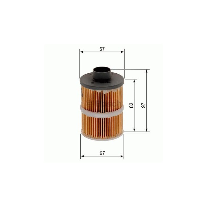 BOSCH Kraftstofffilter 1457070001