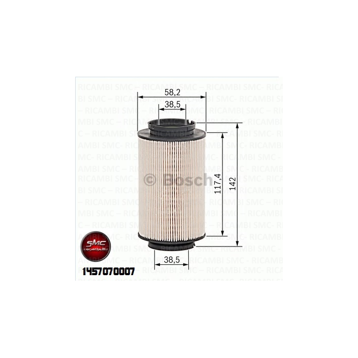 BOSCH Kraftstofffilter 1457070007
