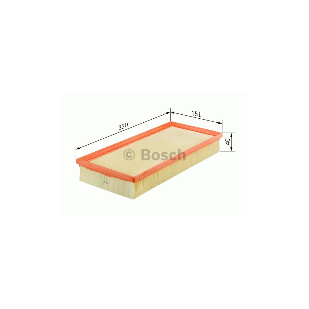 BOSCH Luftfilter 1457433317