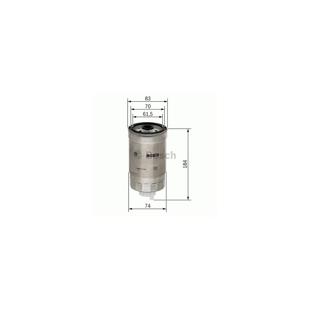 BOSCH Kraftstofffilter 1457434293