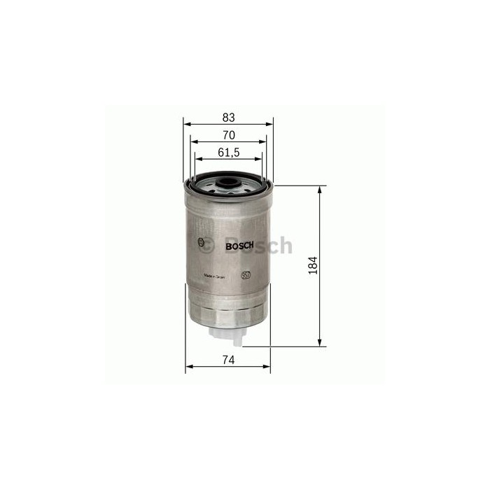 BOSCH Kraftstofffilter 1457434293