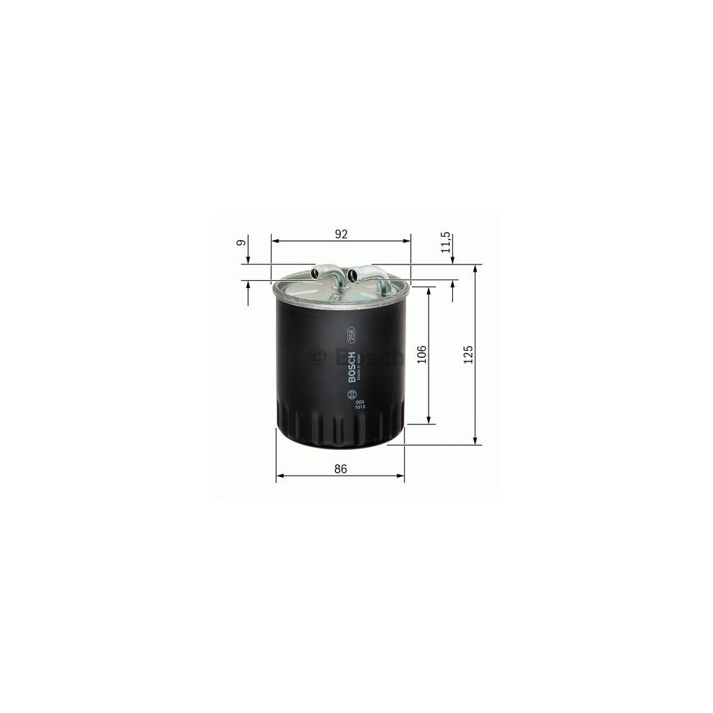 BOSCH Kraftstofffilter 1457434437
