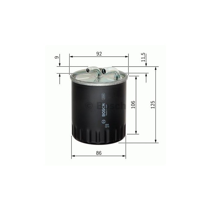 BOSCH Kraftstofffilter 1457434437
