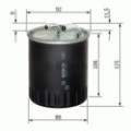 BOSCH Kraftstofffilter 1457434437