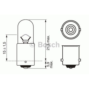 BOSCH Glühlampe, Blinkleuchte 1987302207