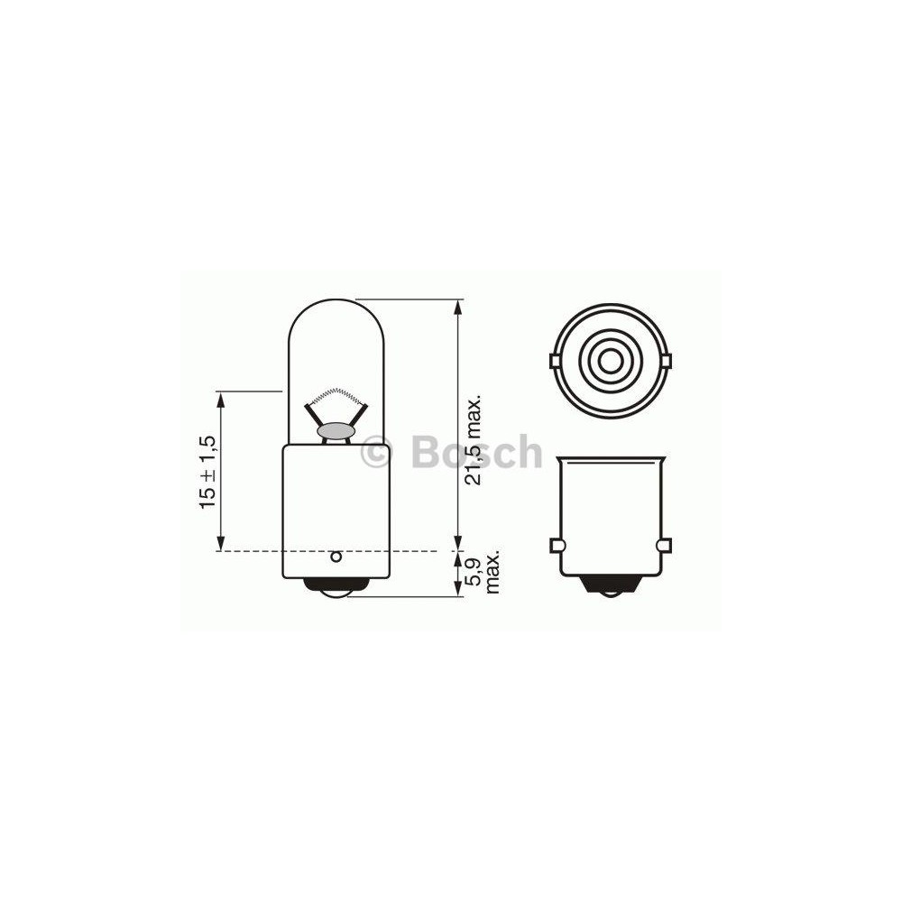 BOSCH Glühlampe, Blinkleuchte 1987302207