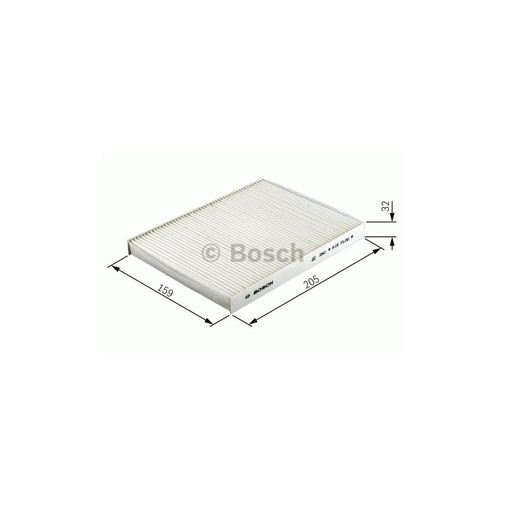 BOSCH Filter, Innenraumluft 1987432436
