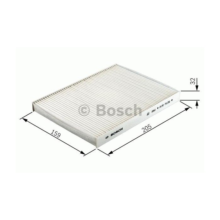 BOSCH Filter, Innenraumluft 1987432436
