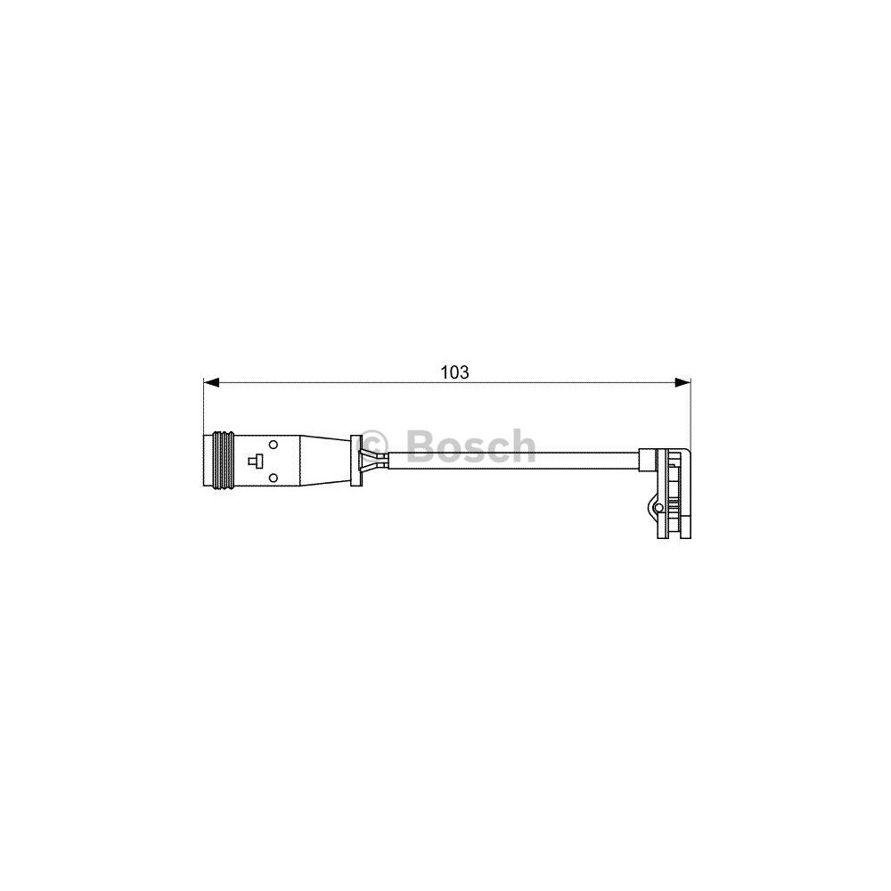 BOSCH Warnkontakt, Bremsbelagverschleiß 1987473037