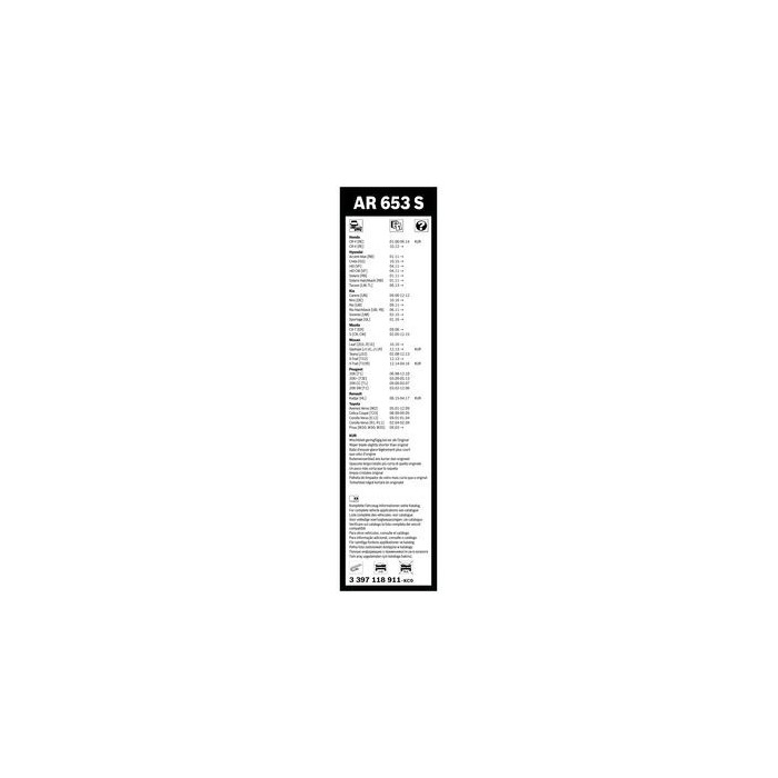 BOSCH Aerotwin Retrofit Wischblatt 3397118911 Toyota