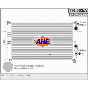 AHE Kühler, Motorkühlung 114.002/A