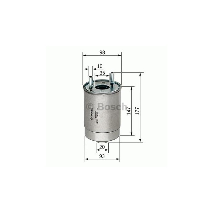BOSCH Kraftstofffilter F026402067
