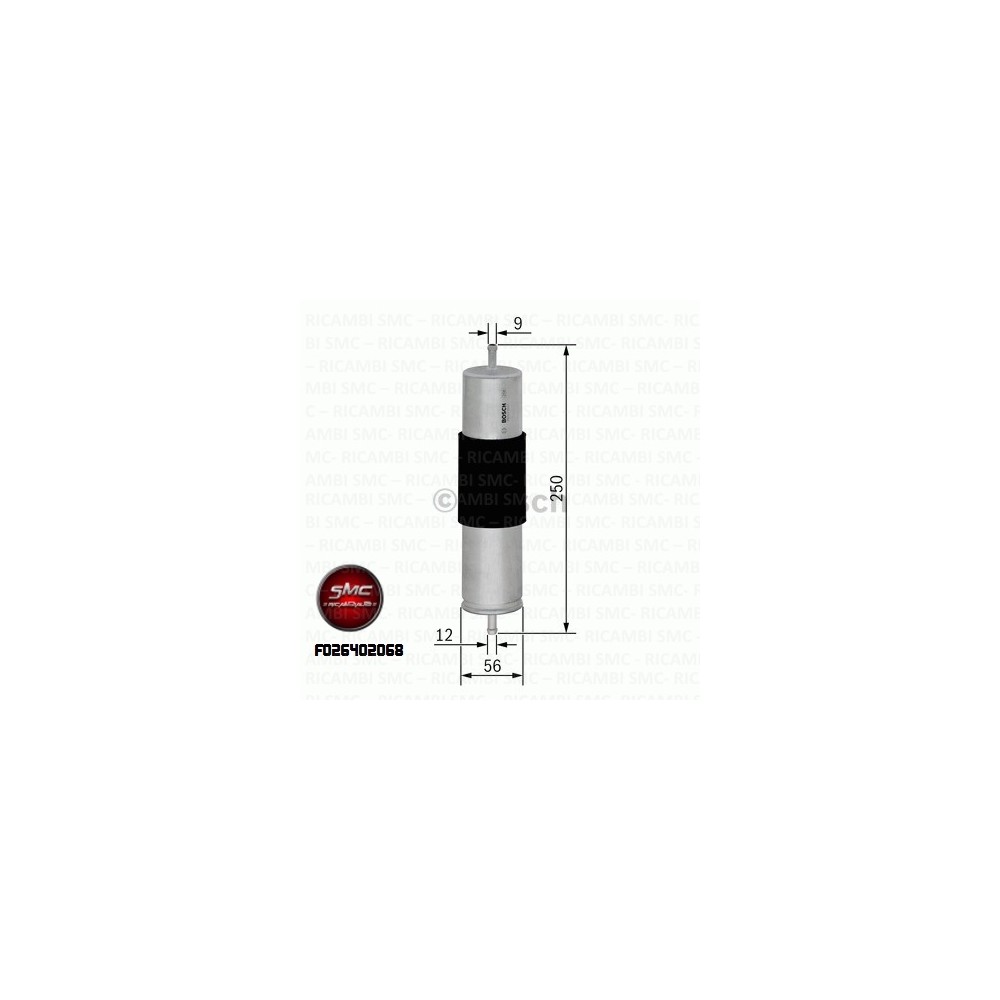 BOSCH Kraftstofffilter F026402068