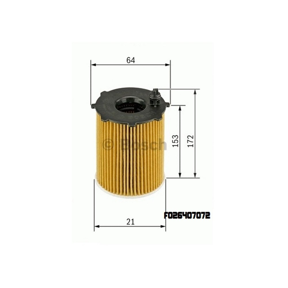 BOSCH Ölfilter F026407072