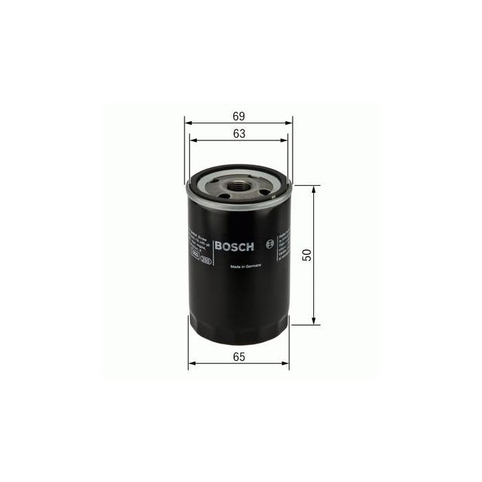 BOSCH Ölfilter F026407089