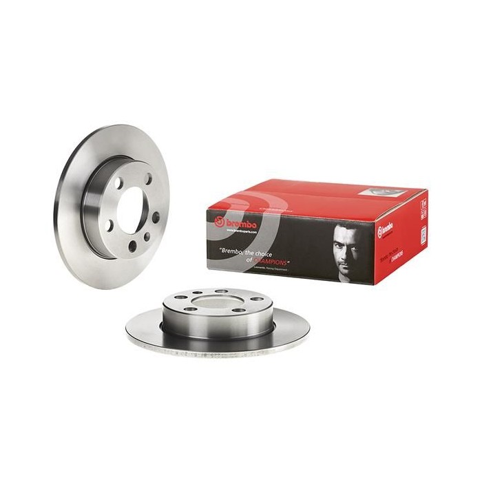 BREMBO Bremsscheibe 08.7165.14, Seat, Skoda, Vw