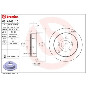 BREMBO Bremsscheibe 08.A446.10