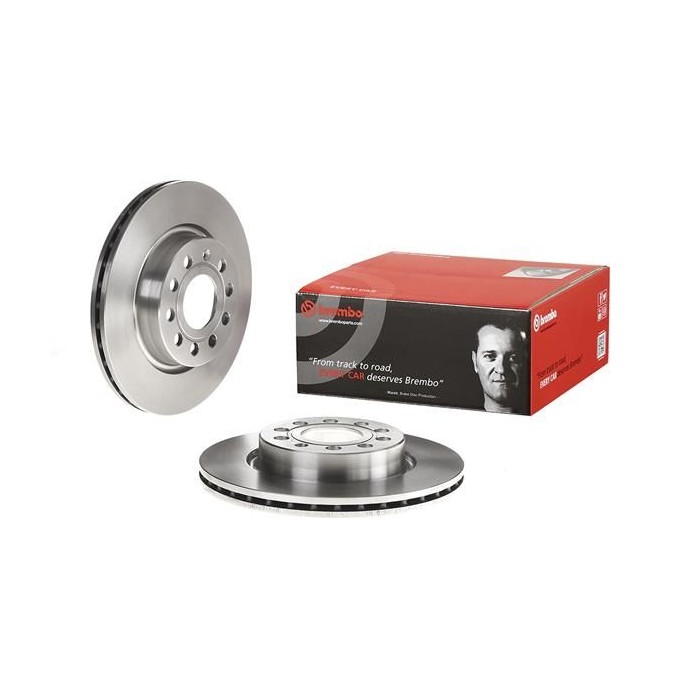 BREMBO Bremsscheibe 09.9167.10  Audi, Skoda, Vw