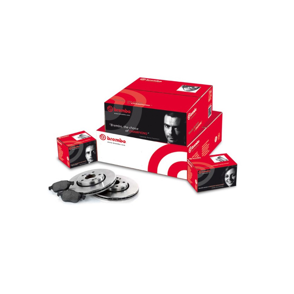 BREMBO Bremsscheiben und Bremsbeläge 09946811+P24061