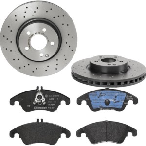 Brembo Bremsscheiben + Bremsbeläge Mercedes Classe E