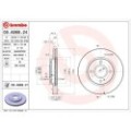 BREMBO COATED DISC LINE Bremsscheibe 09.A968.21