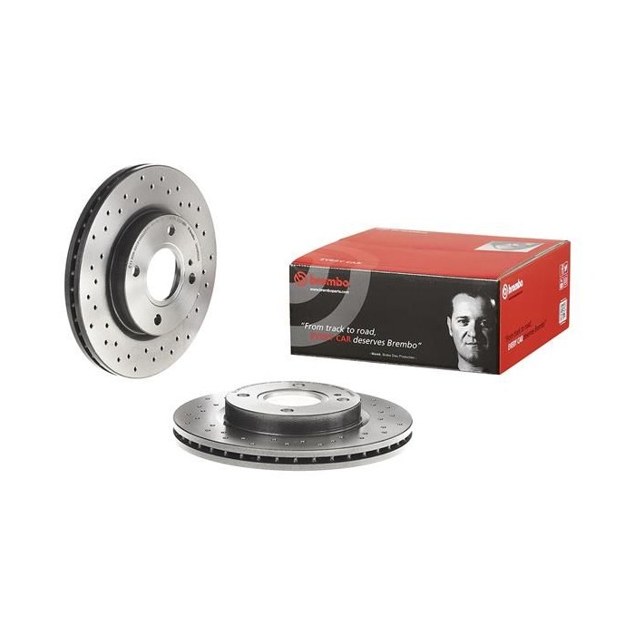 BREMBO XTRA LINE Bremsscheibe 09.A968.2X