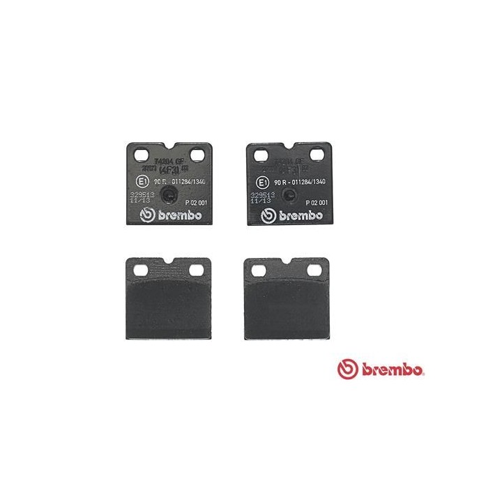 BREMBO Bremsbelagsatz, Scheibenfeststellbremse P02001