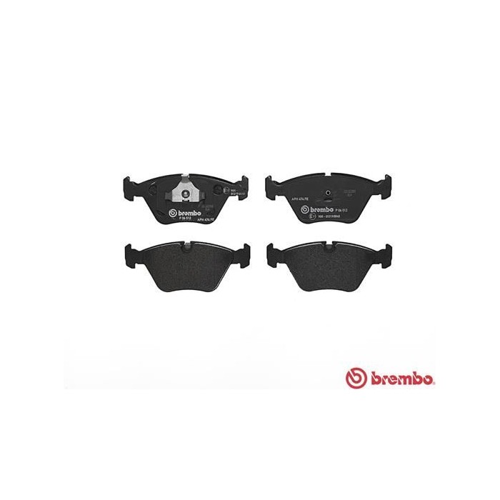 BREMBO Bremsbelagsatz, Scheibenbremse P06012