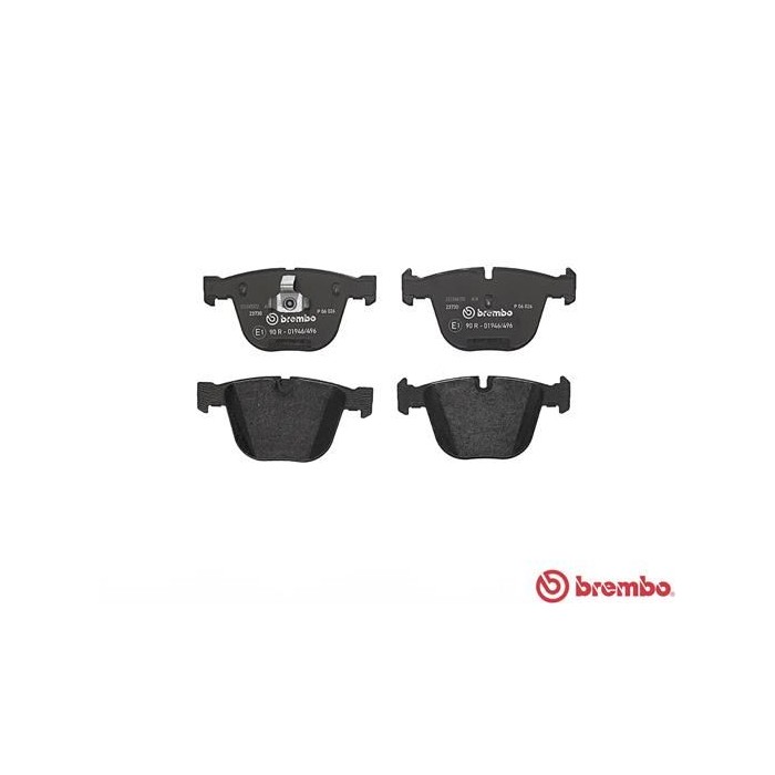 BREMBO Bremsbelagsatz, Scheibenbremse P06026