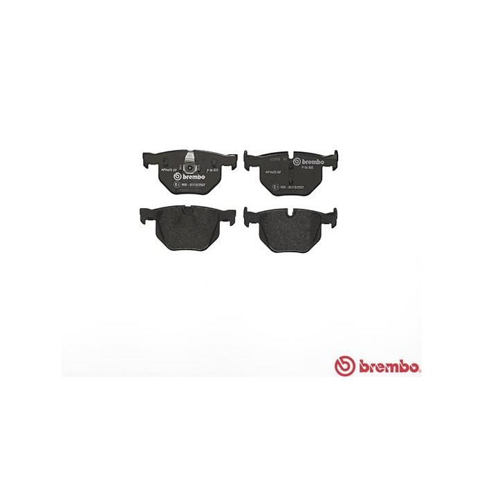 BREMBO Bremsbelagsatz, Scheibenbremse P06033