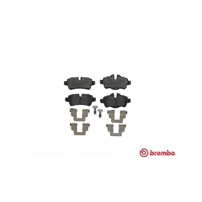 BREMBO Bremsbelagsatz, Scheibenbremse P06052